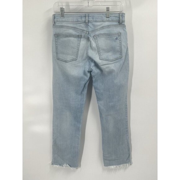 DL1961 Mara Instasculpt Straight Ankle Distressed Jeans Sz 28 - Picture 5 of 9